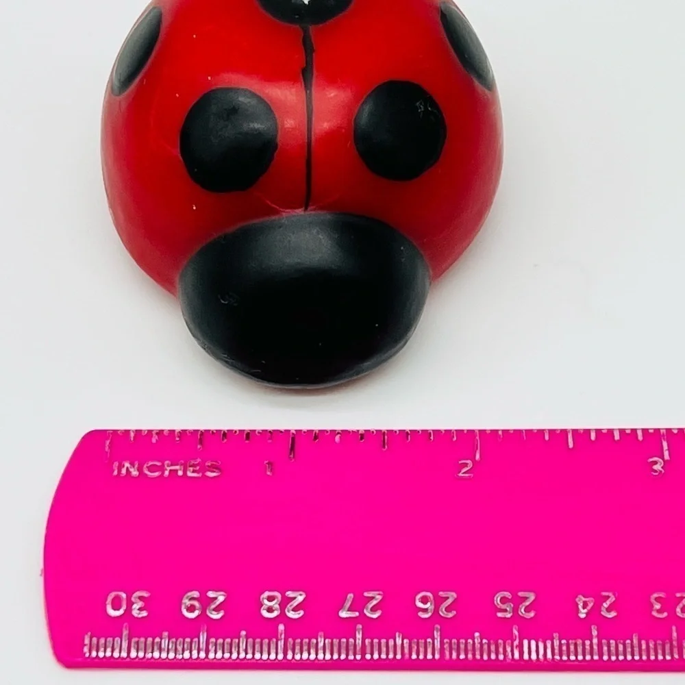Ladybug floating candles never burned set of 3